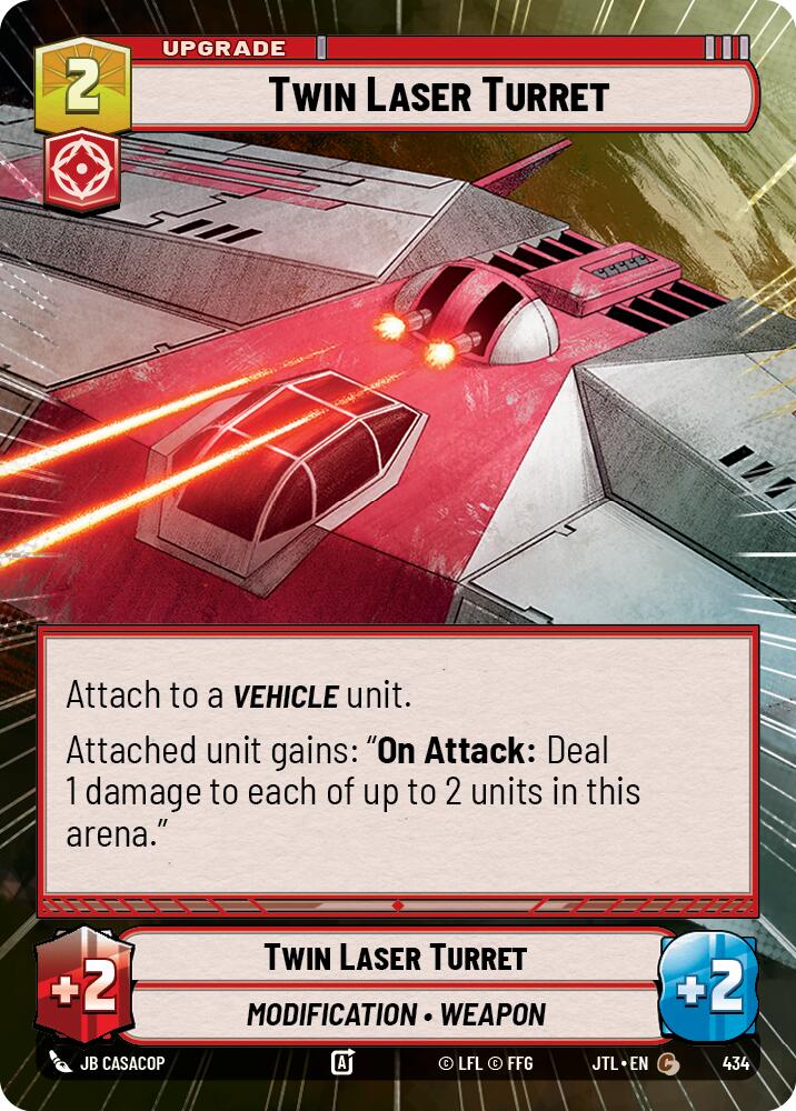 Twin Laser Turret (434) (Hyperspace) (434) [Jump to Lightspeed] | Exor Games New Glasgow