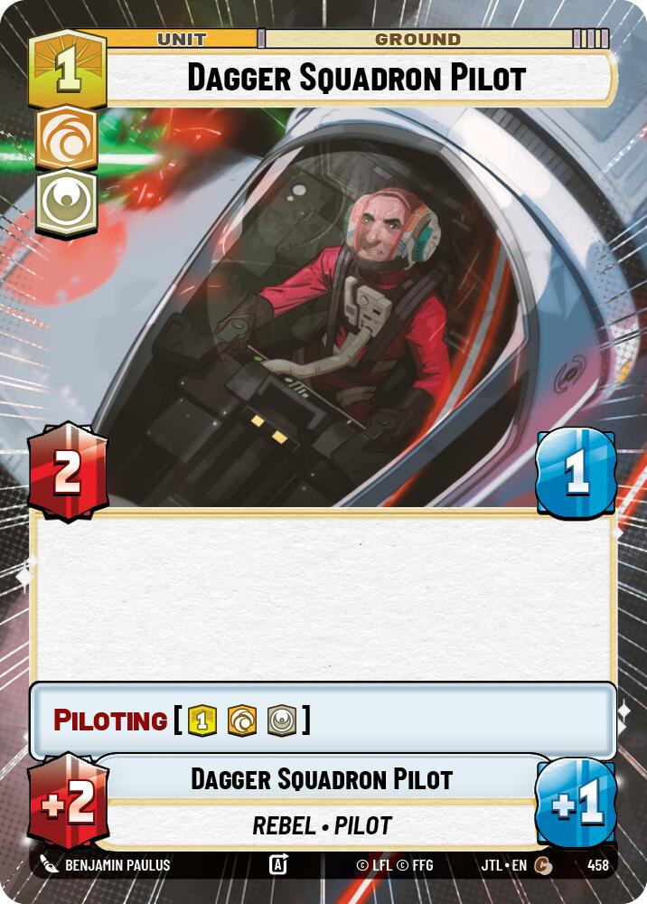 Dagger Squadron Pilot (458) (Hyperspace) (458) [Jump to Lightspeed] | Exor Games New Glasgow