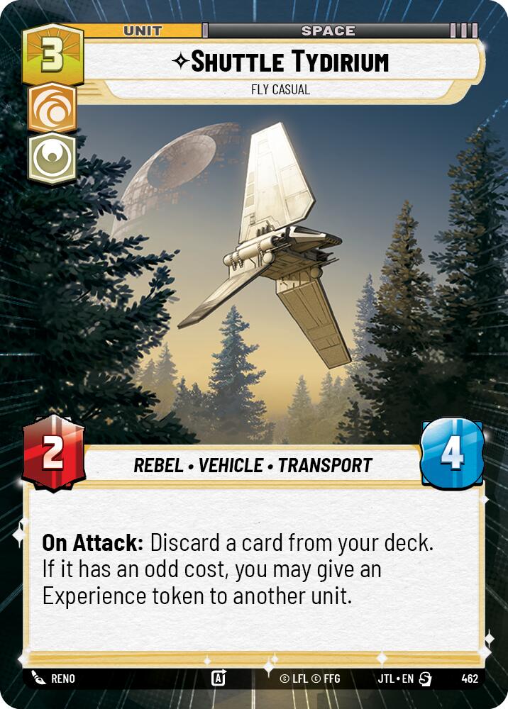 Shuttle Tydirium - Fly Casual (462) (Hyperspace) (462) [Jump to Lightspeed] | Exor Games New Glasgow