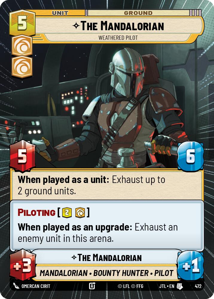 The Mandalorian - Weathered Pilot (472) (Hyperspace) (472) [Jump to Lightspeed] | Exor Games New Glasgow