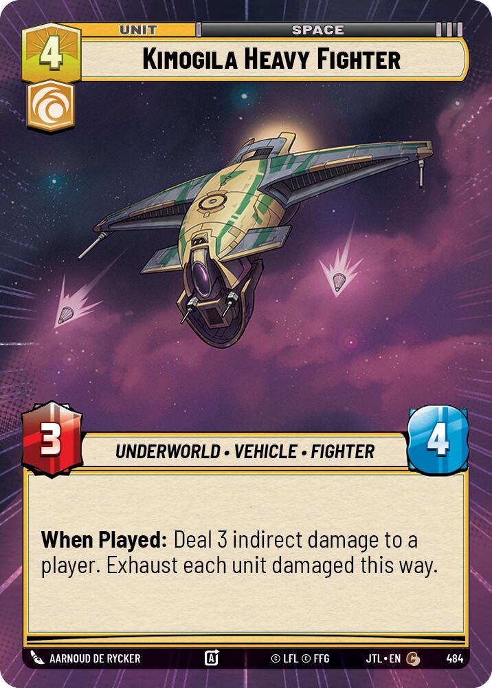 Kimogila Heavy Fighter (484) (Hyperspace) (484) [Jump to Lightspeed] | Exor Games New Glasgow