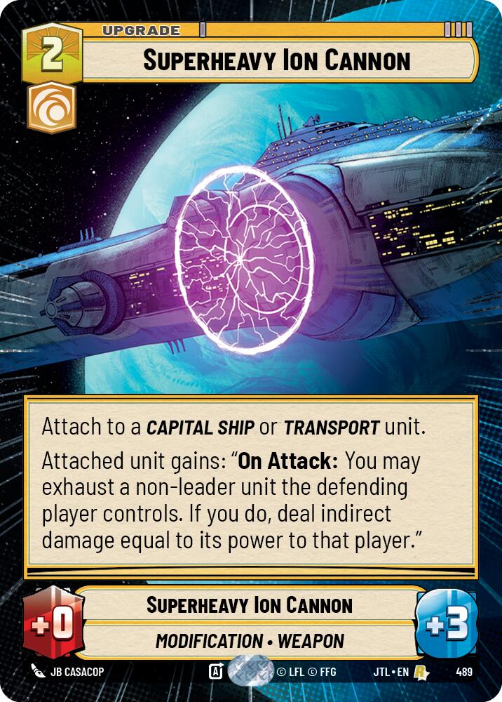 Superheavy Ion Cannon (489) (Hyperspace) (489) [Jump to Lightspeed] | Exor Games New Glasgow