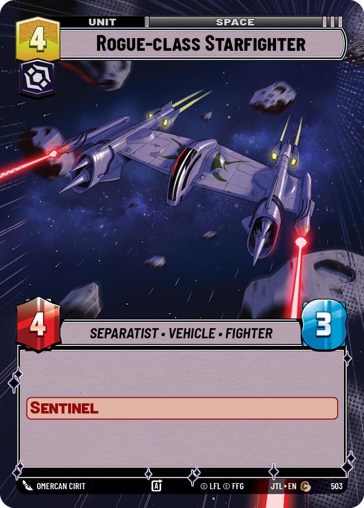 Rogue-class Starfighter (503) (Hyperspace) (503) [Jump to Lightspeed] | Exor Games New Glasgow