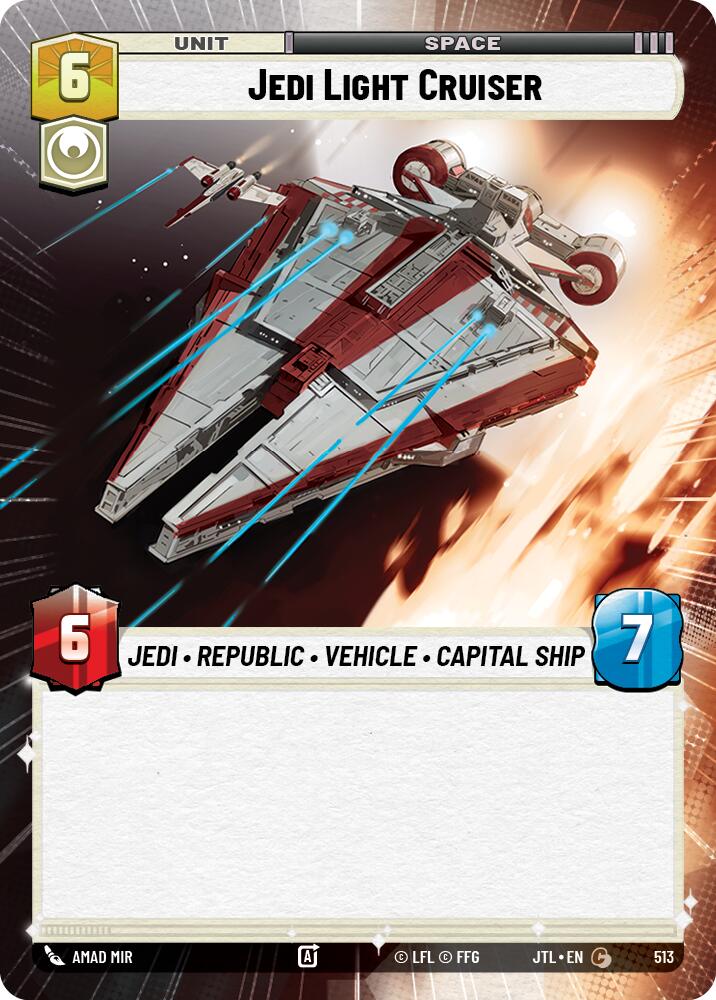 Jedi Light Cruiser (513) (Hyperspace) (513) [Jump to Lightspeed] | Exor Games New Glasgow