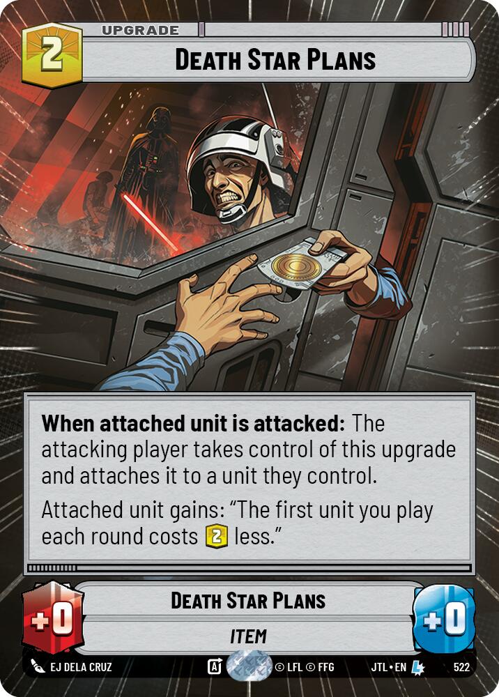 Death Star Plans (522) (Hyperspace) (522) [Jump to Lightspeed] | Exor Games New Glasgow