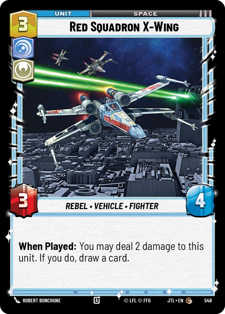 Red Squadron X-Wing (549) (549) [Jump to Lightspeed] | Exor Games New Glasgow
