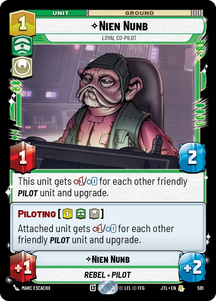 Nien Nunb - Loyal Co-Pilot (591) (591) [Jump to Lightspeed] | Exor Games New Glasgow