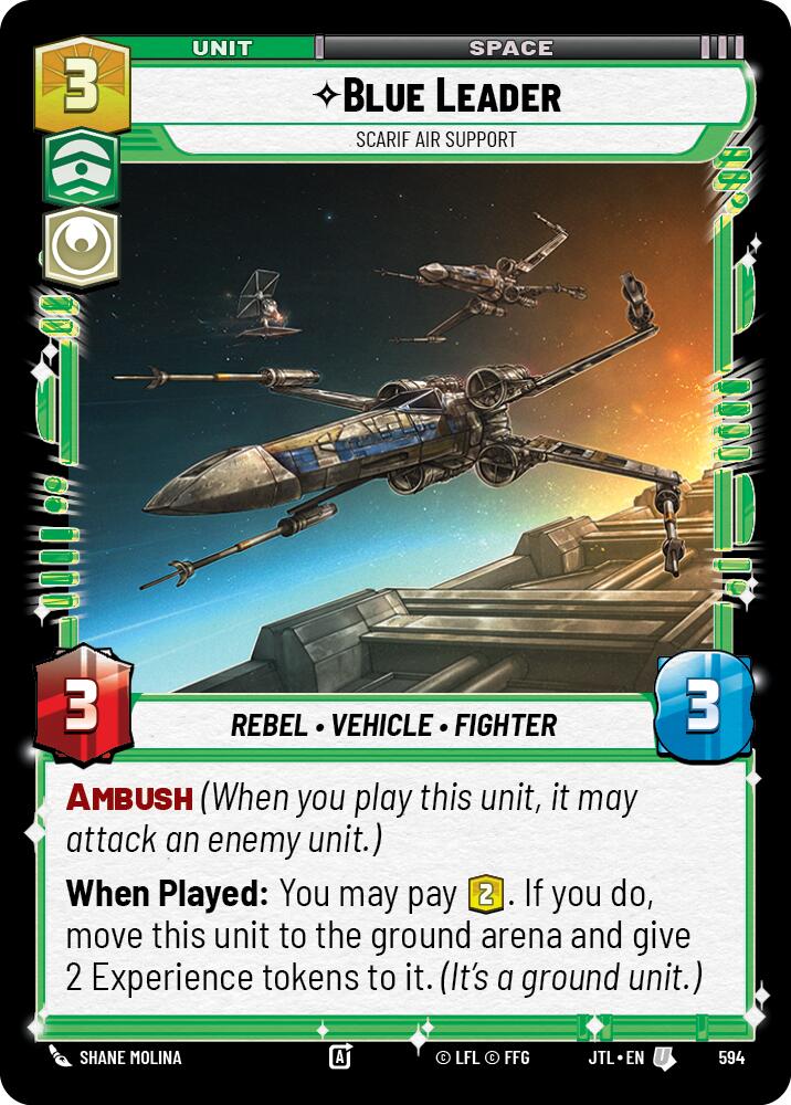 Blue Leader - Scarif Air Support (594) (594) [Jump to Lightspeed] | Exor Games New Glasgow