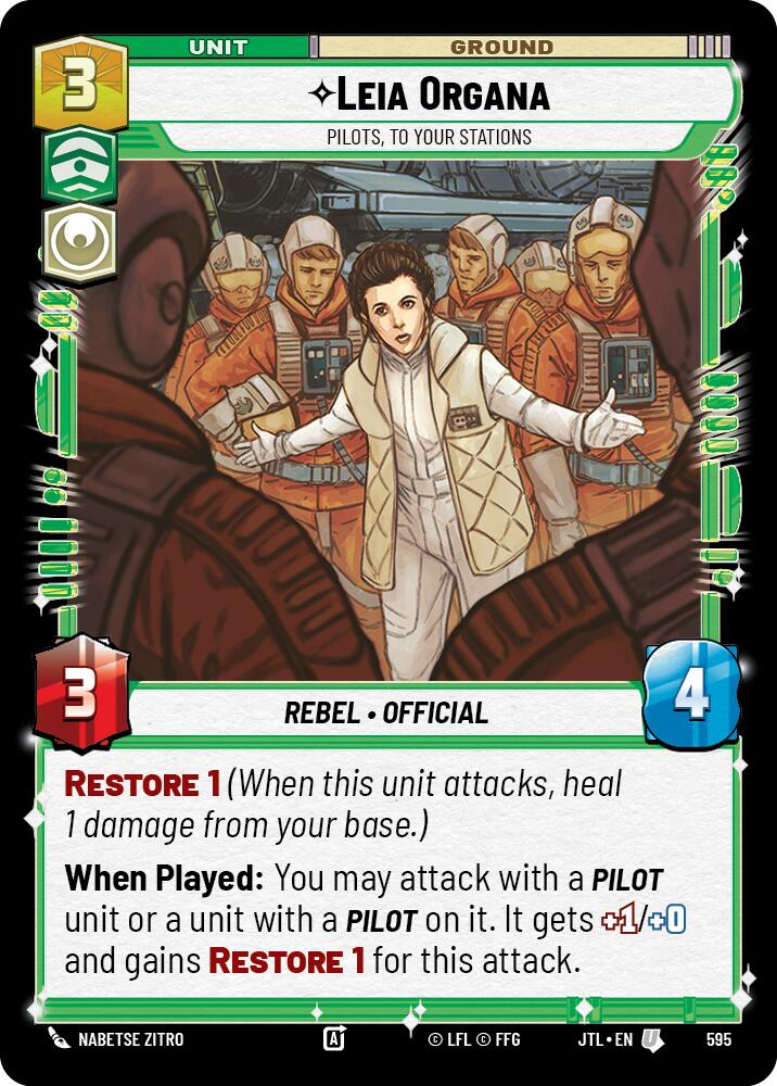 Leia Organa - Pilots, To Your Stations (595) (595) [Jump to Lightspeed] | Exor Games New Glasgow