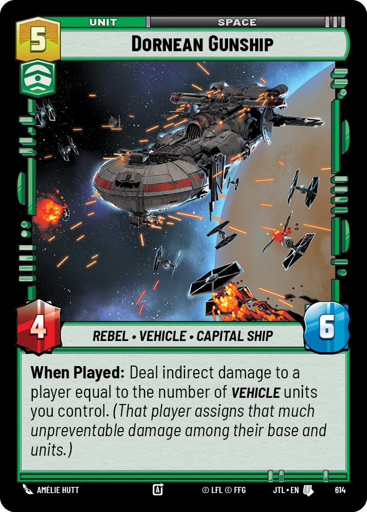 Dornean Gunship (614) (614) [Jump to Lightspeed] | Exor Games New Glasgow
