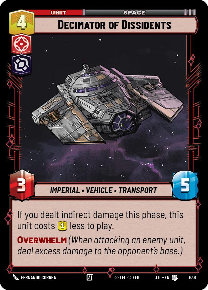 Decimator of Dissidents (636) (636) [Jump to Lightspeed] | Exor Games New Glasgow