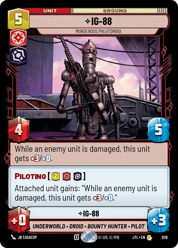IG-88 - Murderous Phlutdroid (639) (639) [Jump to Lightspeed] | Exor Games New Glasgow