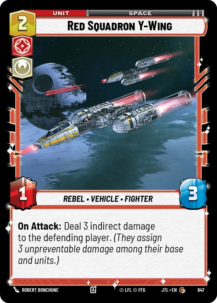 Red Squadron Y-Wing (647) (647) [Jump to Lightspeed] | Exor Games New Glasgow