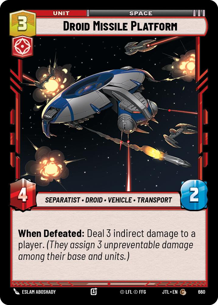 Droid Missile Platform (660) (660) [Jump to Lightspeed] | Exor Games New Glasgow