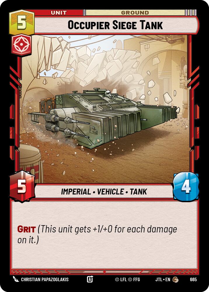 Occupier Siege Tank (665) (665) [Jump to Lightspeed] | Exor Games New Glasgow