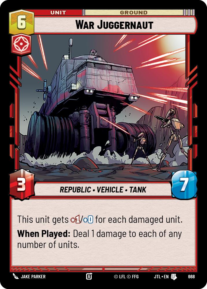 War Juggernaut (668) (668) [Jump to Lightspeed] | Exor Games New Glasgow