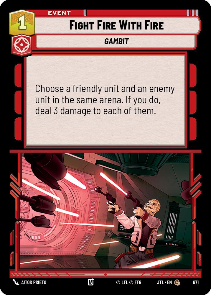 Fight Fire With Fire (671) (671) [Jump to Lightspeed] | Exor Games New Glasgow