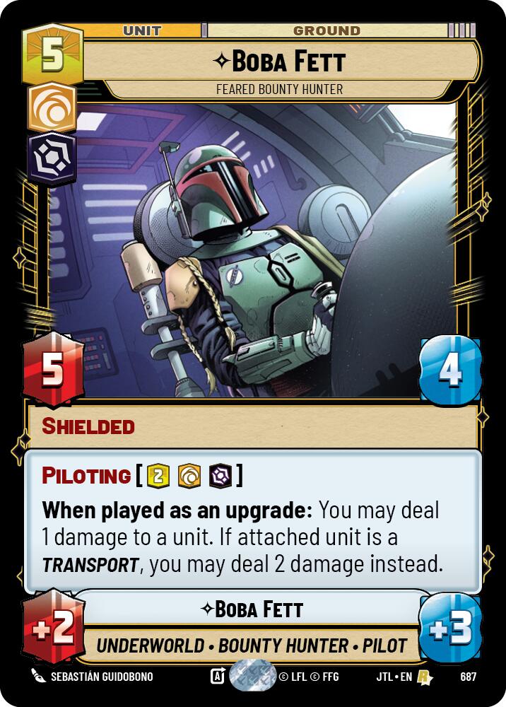 Boba Fett - Feared Bounty Hunter (687) (687) [Jump to Lightspeed] | Exor Games New Glasgow