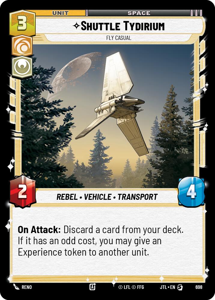 Shuttle Tydirium - Fly Casual (698) (698) [Jump to Lightspeed] | Exor Games New Glasgow