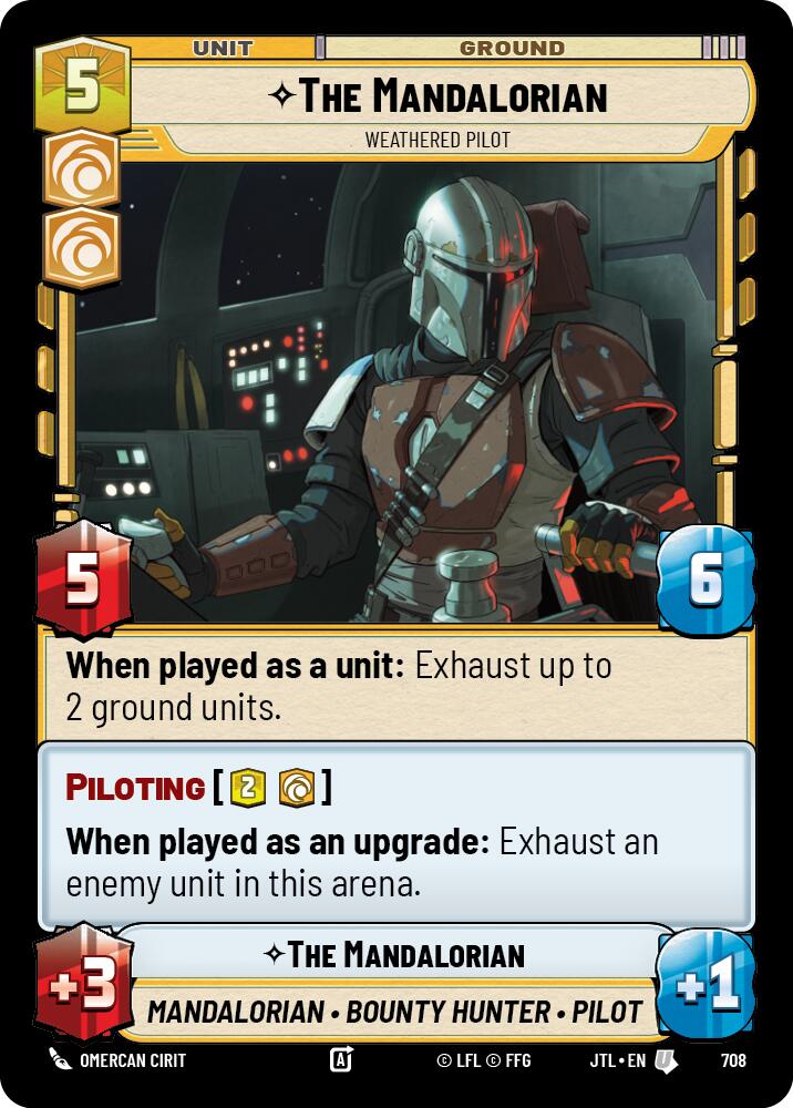 The Mandalorian - Weathered Pilot (708) (708) [Jump to Lightspeed] | Exor Games New Glasgow