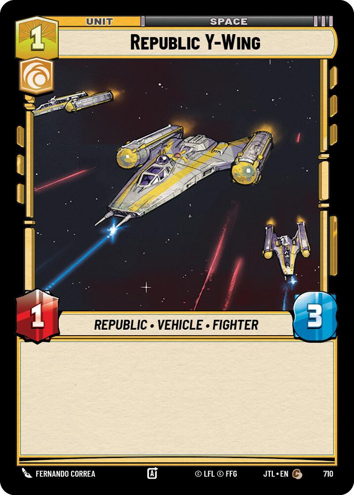 Republic Y-Wing (710) (710) [Jump to Lightspeed] | Exor Games New Glasgow