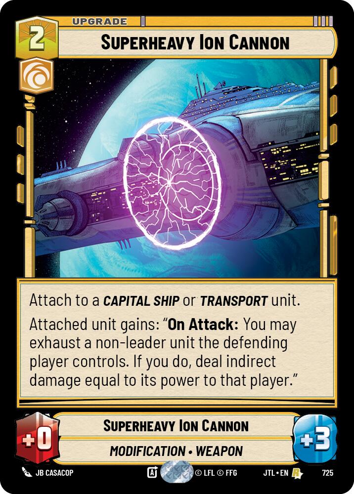 Superheavy Ion Cannon (725) (725) [Jump to Lightspeed] | Exor Games New Glasgow
