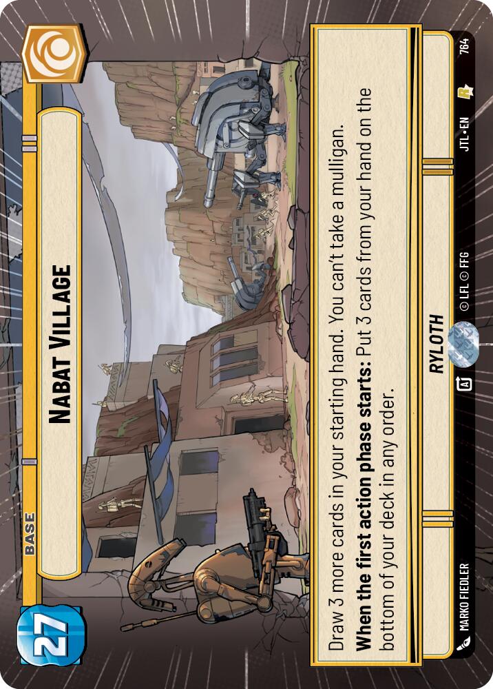 Nabat Village (764) (Hyperspace Foil) (764) [Jump to Lightspeed] | Exor Games New Glasgow