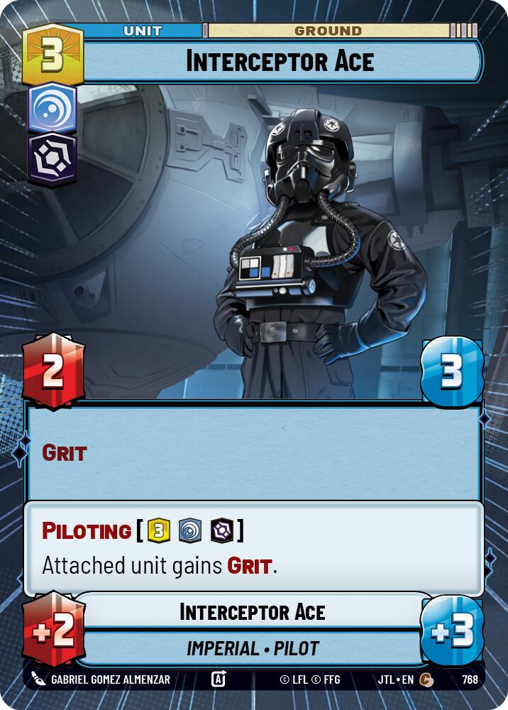 Interceptor Ace (768) (Hyperspace Foil) (768) [Jump to Lightspeed] | Exor Games New Glasgow