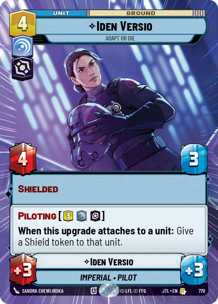 Iden Versio - Adapt or Die (770) (Hyperspace Foil) (770) [Jump to Lightspeed] | Exor Games New Glasgow