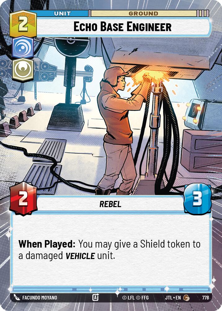 Echo Base Engineer (778) (Hyperspace Foil) (778) [Jump to Lightspeed] | Exor Games New Glasgow