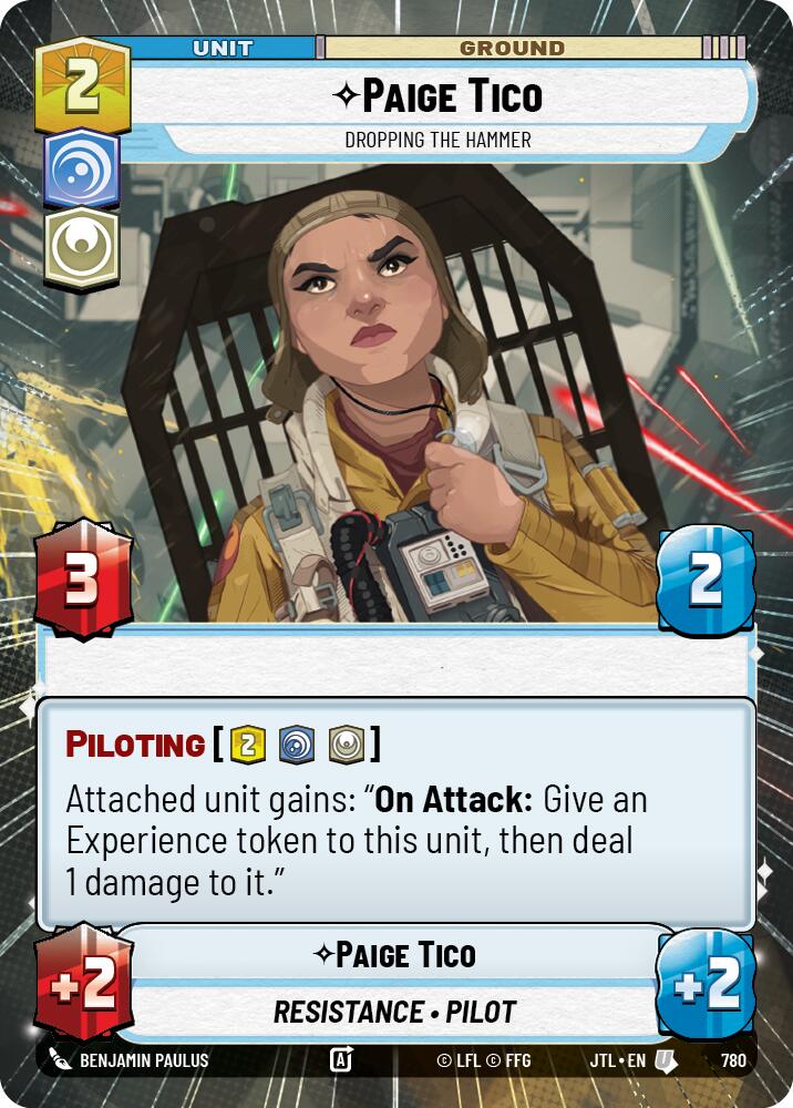 Paige Tico - Dropping the Hammer (780) (Hyperspace Foil) (780) [Jump to Lightspeed] | Exor Games New Glasgow