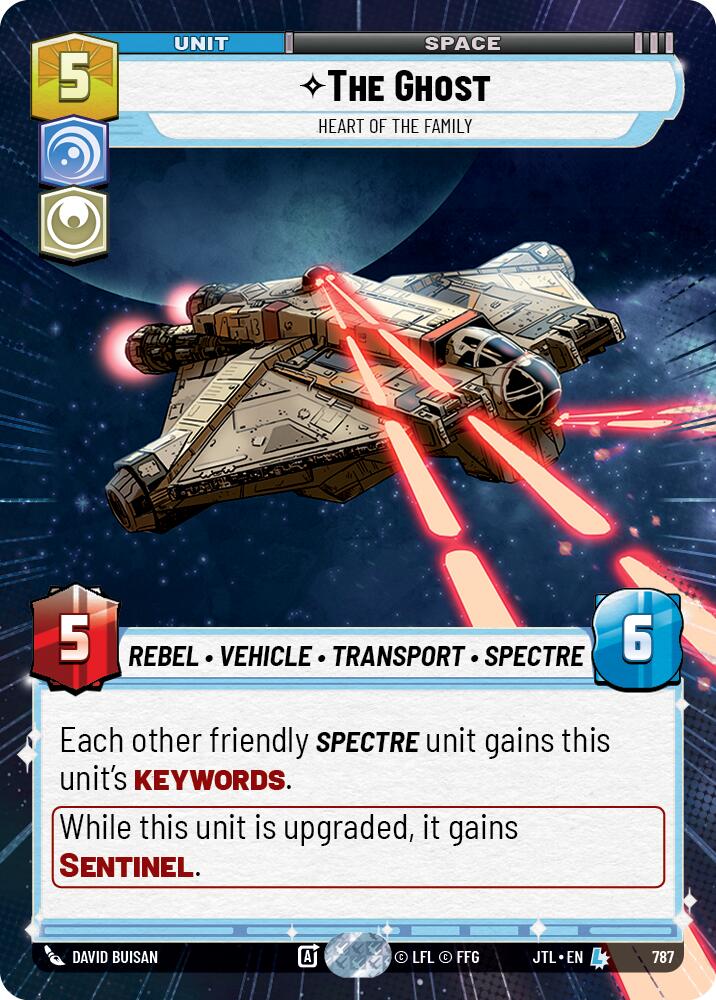 The Ghost - Heart of the Family (787) (Hyperspace Foil) (787) [Jump to Lightspeed] | Exor Games New Glasgow