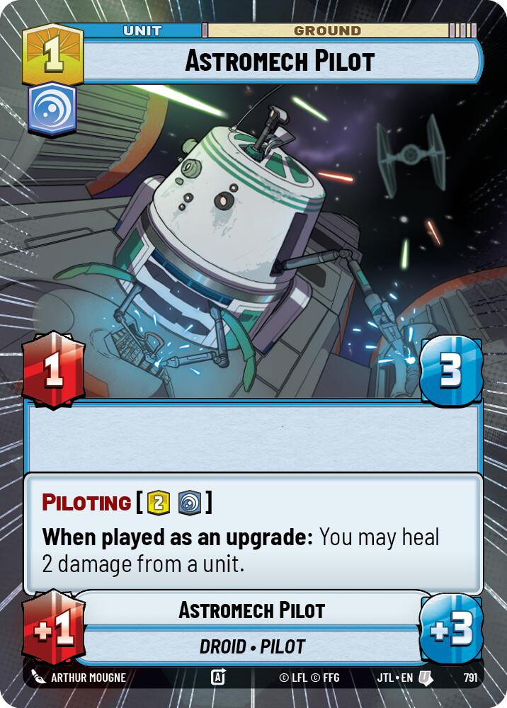 Astromech Pilot (791) (Hyperspace Foil) (791) [Jump to Lightspeed] | Exor Games New Glasgow