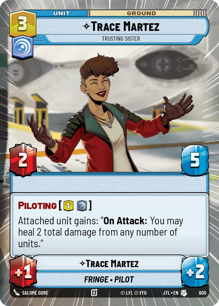 Trace Martez - Trusting Sister (800) (Hyperspace Foil) (800) [Jump to Lightspeed] | Exor Games New Glasgow