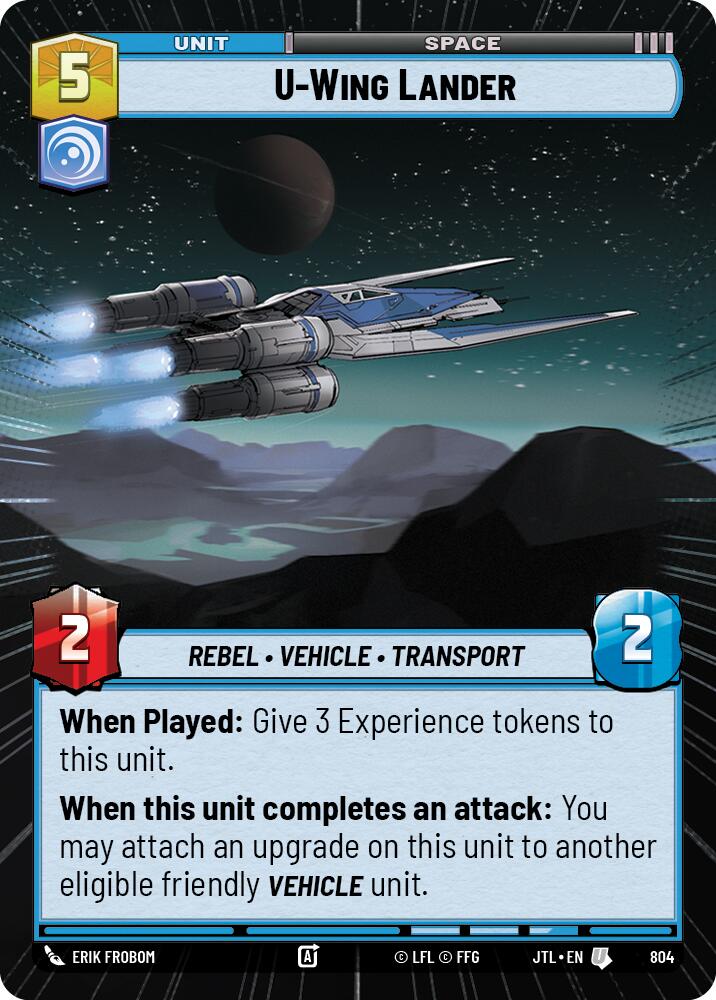 U-Wing Lander (804) (Hyperspace Foil) (804) [Jump to Lightspeed] | Exor Games New Glasgow