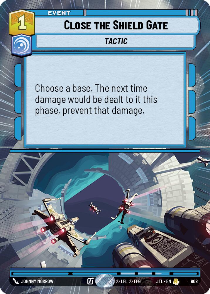 Close the Shield Gate (808) (Hyperspace Foil) (808) [Jump to Lightspeed] | Exor Games New Glasgow