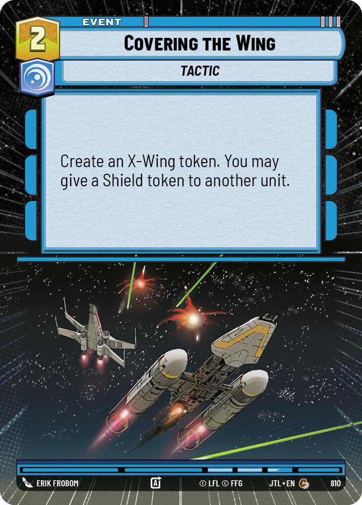 Covering the Wing (810) (Hyperspace Foil) (810) [Jump to Lightspeed] | Exor Games New Glasgow