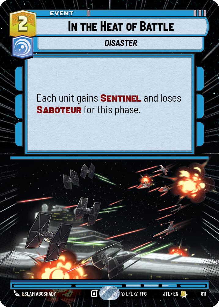 In the Heat of Battle (811) (Hyperspace Foil) (811) [Jump to Lightspeed] | Exor Games New Glasgow
