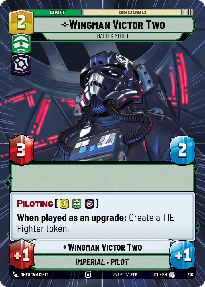 Wingman Victor Two - Mauler Mithel (818) (Hyperspace Foil) (818) [Jump to Lightspeed] | Exor Games New Glasgow