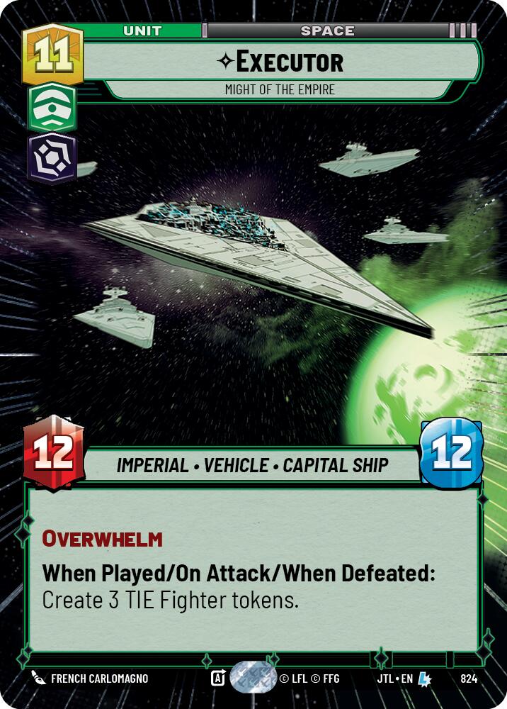 Executor - Might of the Empire (824) (Hyperspace Foil) (824) [Jump to Lightspeed] | Exor Games New Glasgow