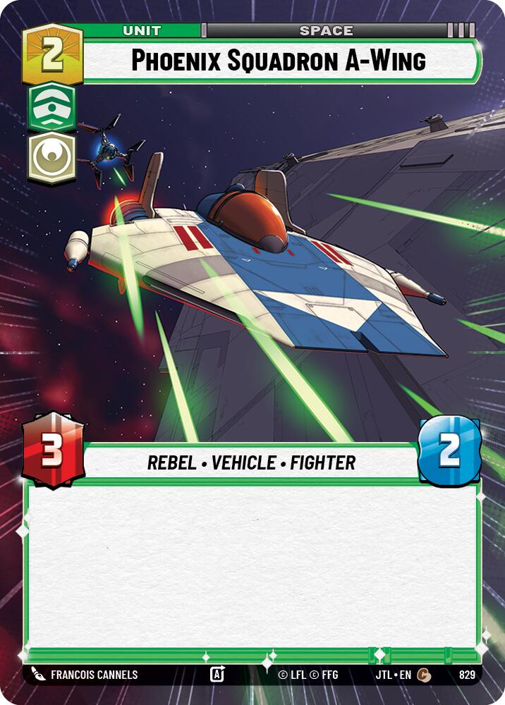 Phoenix Squadron A-Wing (829) (Hyperspace Foil) (829) [Jump to Lightspeed] | Exor Games New Glasgow