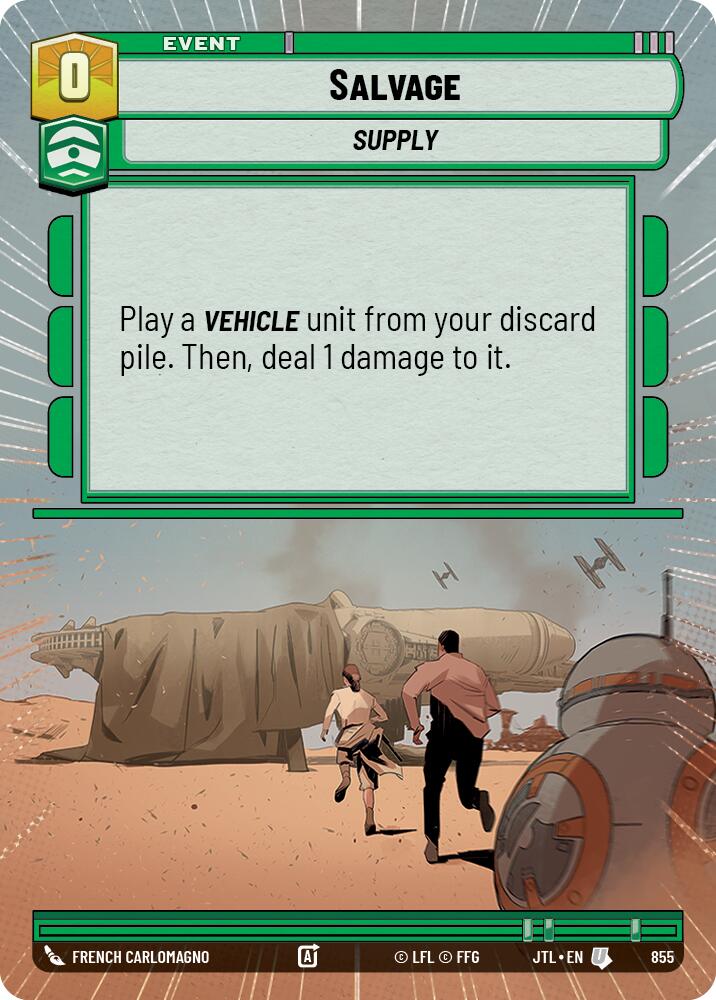 Salvage (855) (Hyperspace Foil) (855) [Jump to Lightspeed] | Exor Games New Glasgow