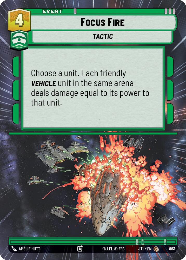 Focus Fire (863) (Hyperspace Foil) (863) [Jump to Lightspeed] | Exor Games New Glasgow