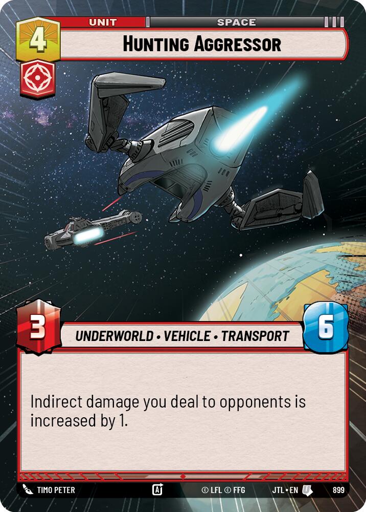 Hunting Aggressor (899) (Hyperspace Foil) (899) [Jump to Lightspeed] | Exor Games New Glasgow