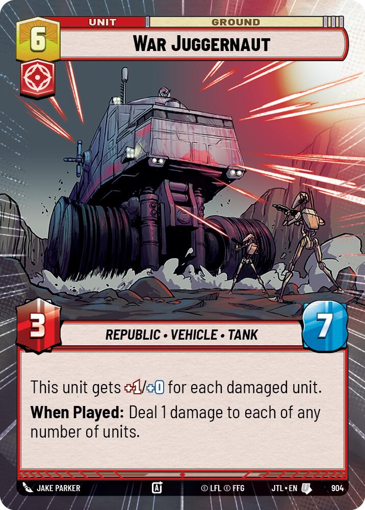War Juggernaut (904) (Hyperspace Foil) (904) [Jump to Lightspeed] | Exor Games New Glasgow