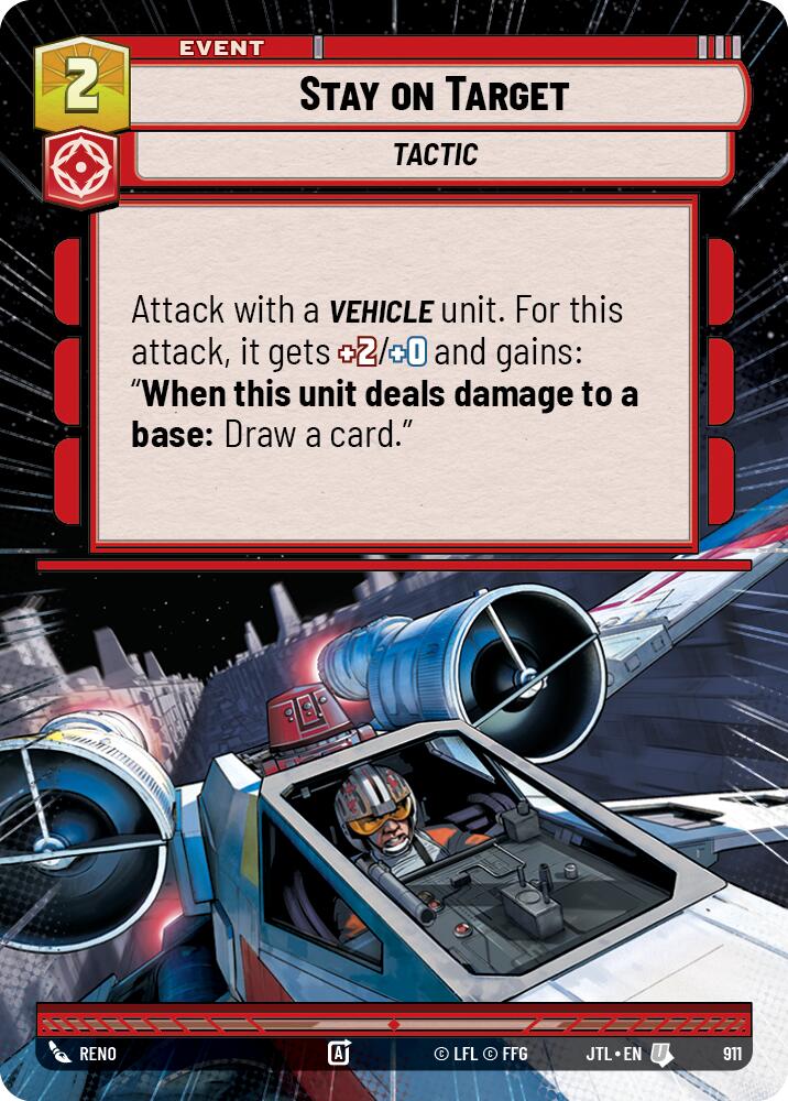 Stay on Target (911) (Hyperspace Foil) (911) [Jump to Lightspeed] | Exor Games New Glasgow