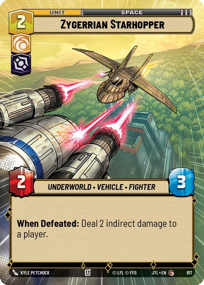 Zygerrian Starhopper (917) (Hyperspace Foil) (917) [Jump to Lightspeed] | Exor Games New Glasgow