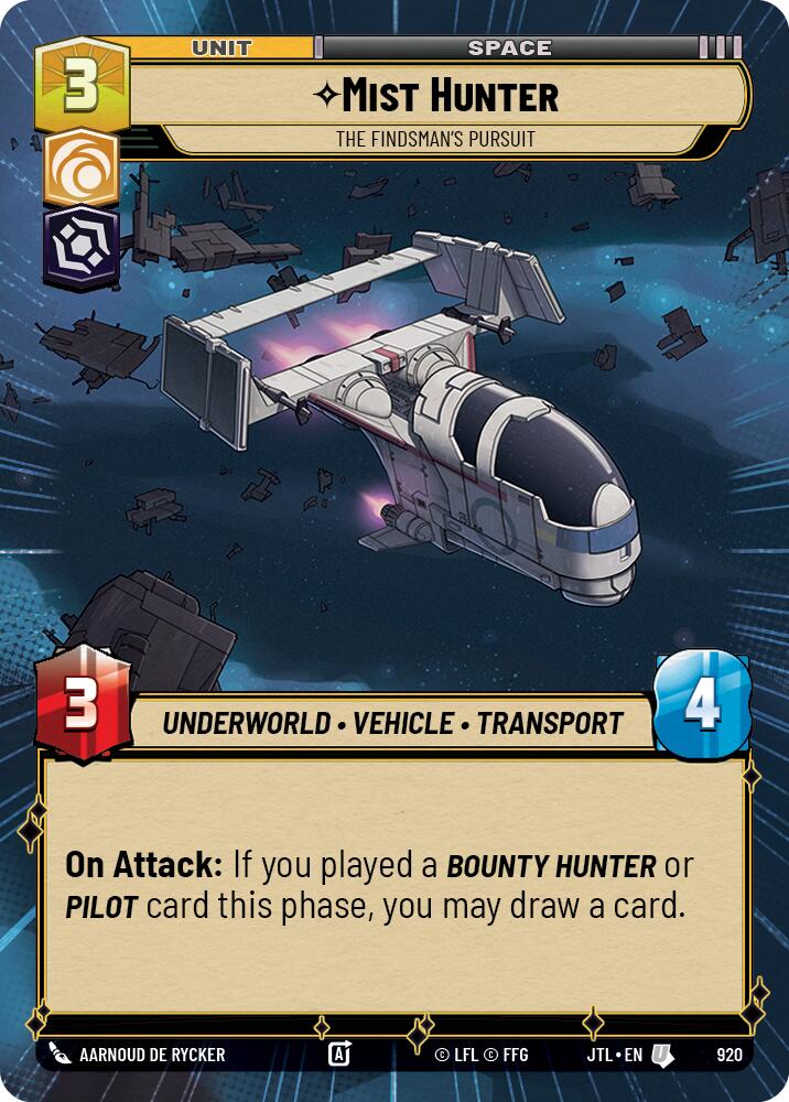 Mist Hunter - The Findsman's Pursuit (920) (Hyperspace Foil) (920) [Jump to Lightspeed] | Exor Games New Glasgow