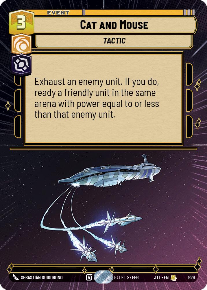 Cat and Mouse (929) (Hyperspace Foil) (929) [Jump to Lightspeed] | Exor Games New Glasgow