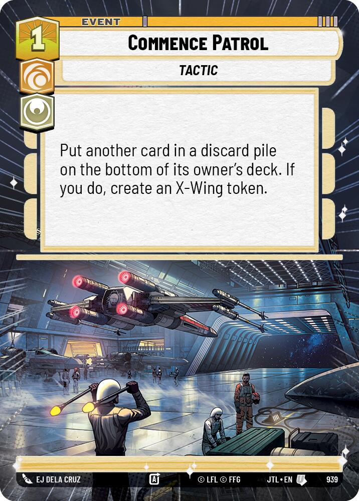 Commence Patrol (939) (Hyperspace Foil) (939) [Jump to Lightspeed] | Exor Games New Glasgow